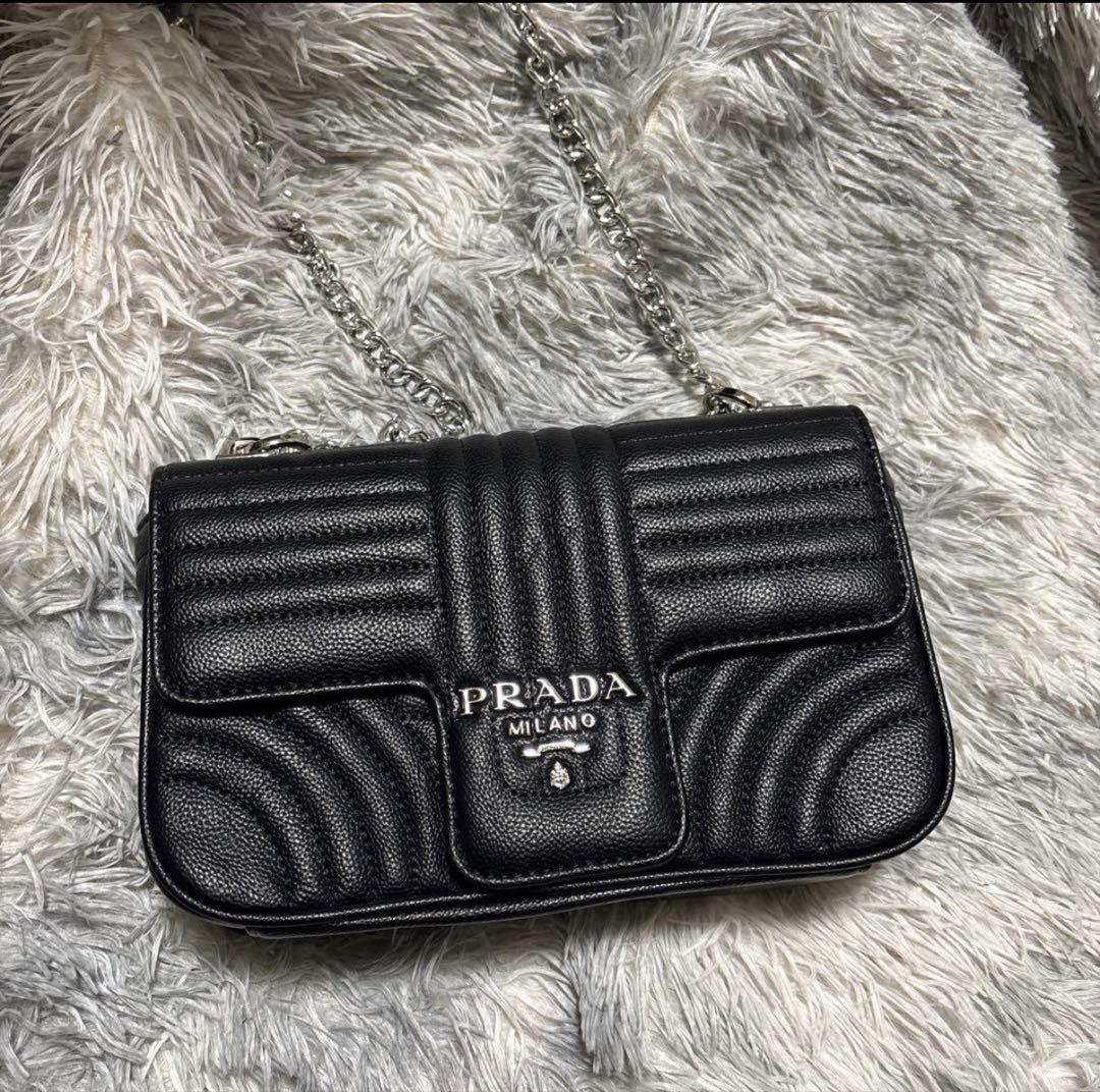 最終値下げ　prada プラダ　ショルダーバッグ　バッグ 楽天市場】PRADA プラダ GRACE LUX ショルダーバッグ クロスボディ