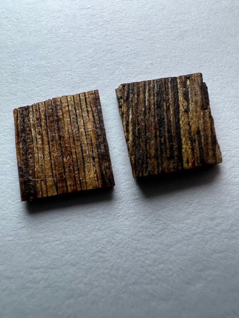 古渡命銘木 六十一種名香　新伽羅　銘【初瀬】0.232g 香木/お香/沈香/伽羅