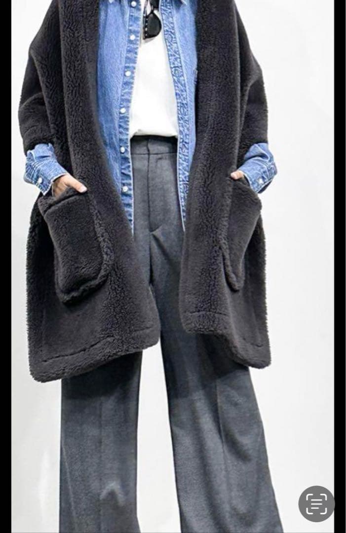 HAUNT ボアストール グレー 今期 - メルカリ