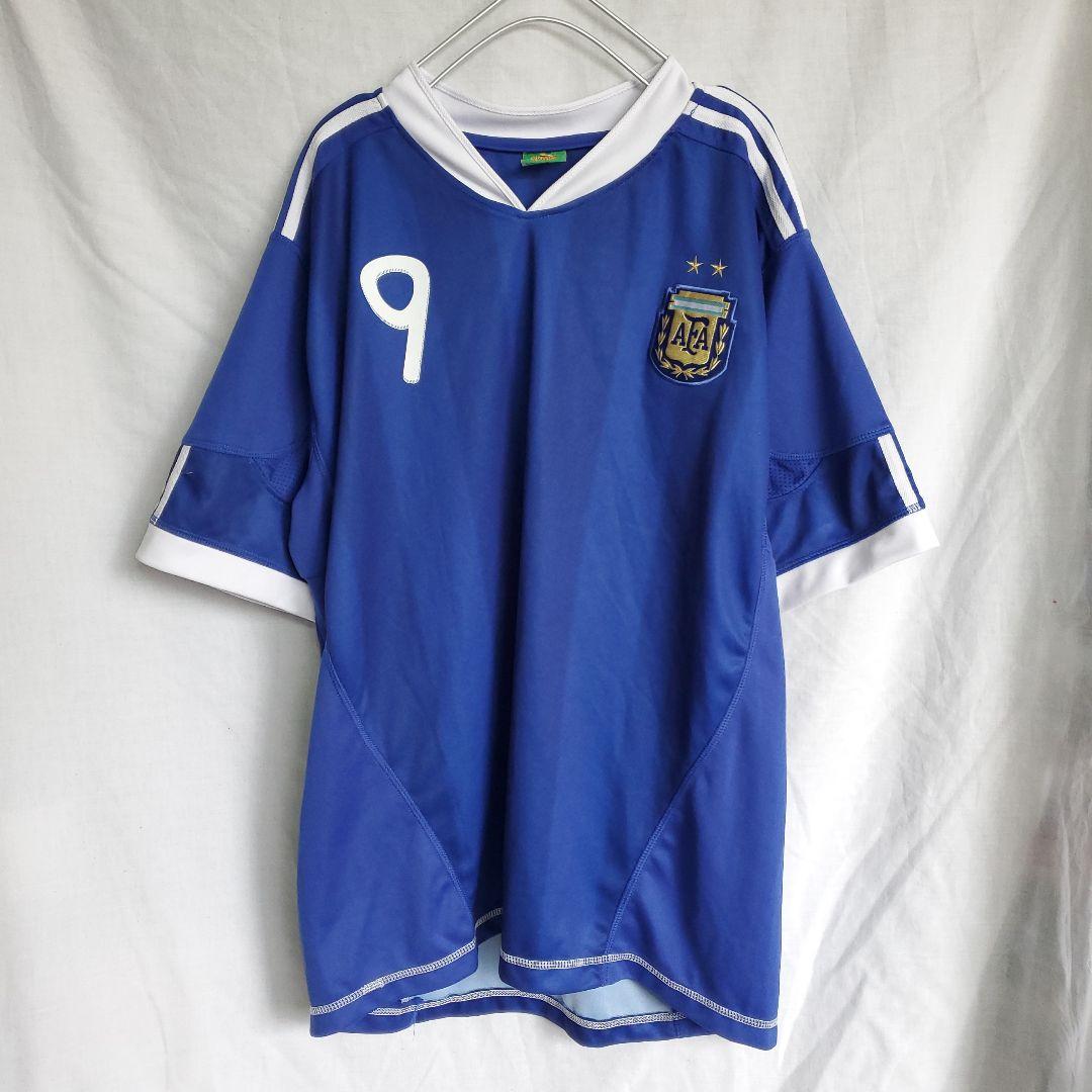 イグアイン HIGUAIN アルゼンチン代表 ユニフォーム 青 サッカー 白