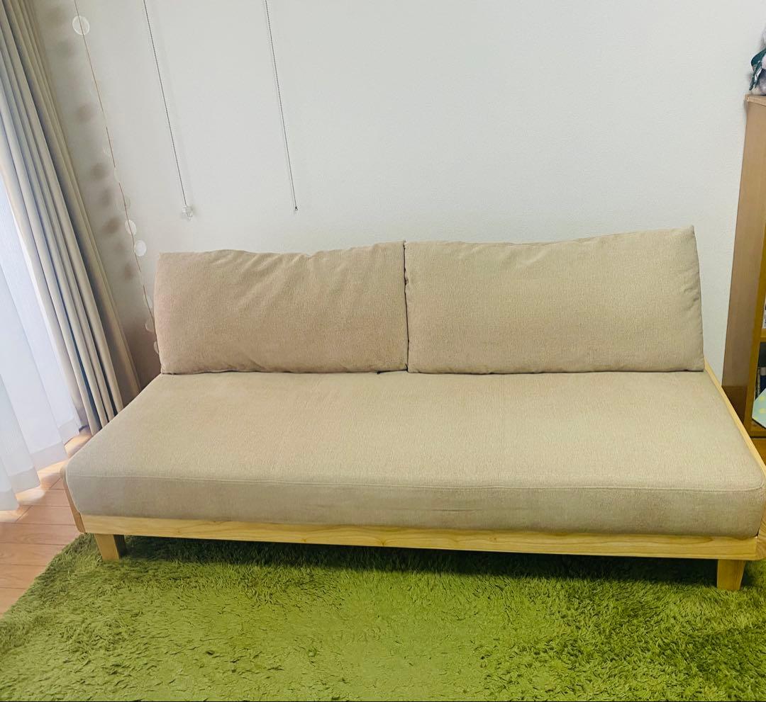 モダンデコ 3人掛けソファベッド 幅186cm 幅186cm・コンパクトでも広々] 3人掛けソファベッド リクライニング