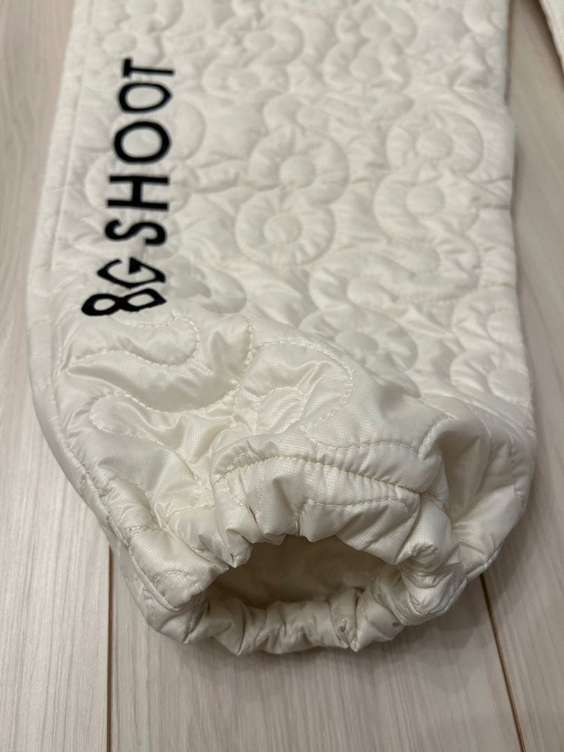 8G SHOOT ロゴキルティング中綿入りパンツ -OFF WHITE-