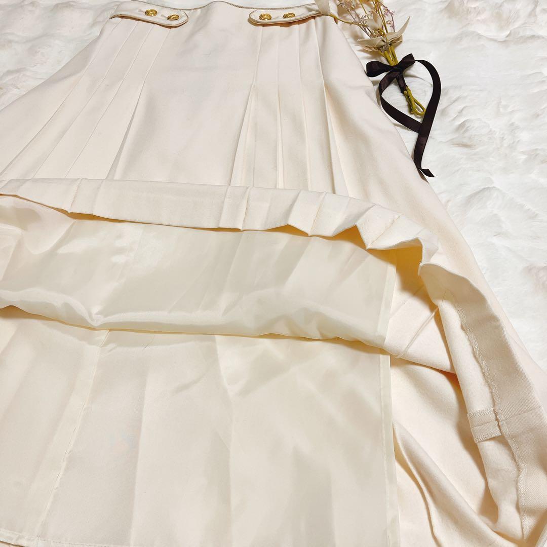 極美品】iDea Luce イデアルーチェ クラシカル金ボタンロングスカート