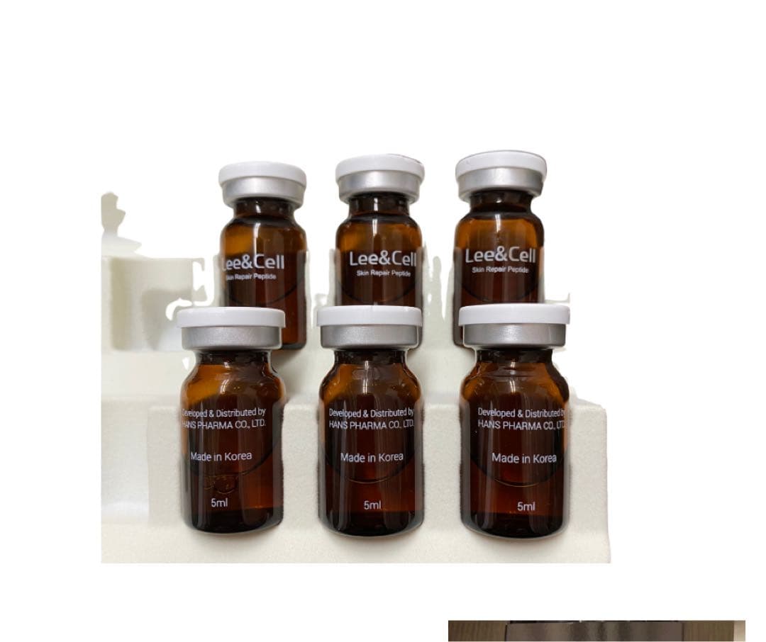 Lee&Cell ヒト幹細胞培養液 美容液 5ml ×6本｜サロン専売・高濃度 Lee&Cell ヒト幹細胞培養液 美容液 5ml ×6本｜サロン専売・高濃度
