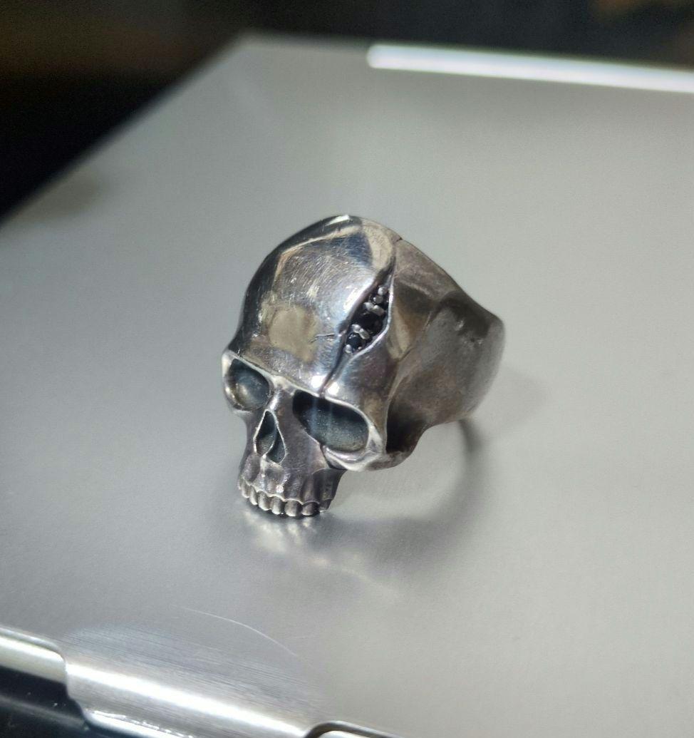 中古 Dr.MONROE シルバー925 19号 スカルリング - メルカリ
