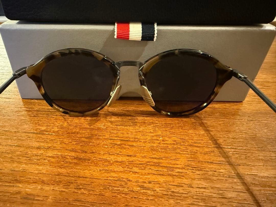 超美品】THOM BROWNE トムブラウン メガネサングラス 鼈甲46◻︎20