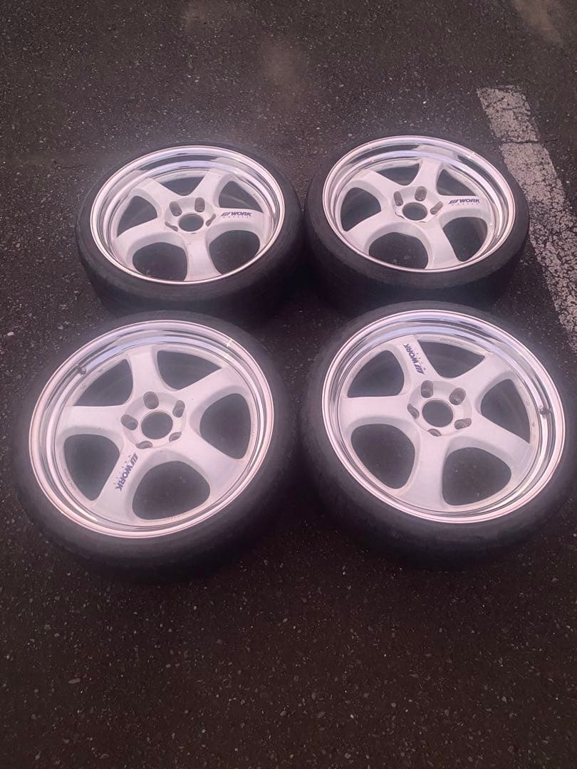 希少ホワイトワークマイスターS1R19インチ　4本セット　　　タイガ 希少ホワイトワークマイスターS1R19インチ 4本セット タイガ様専用