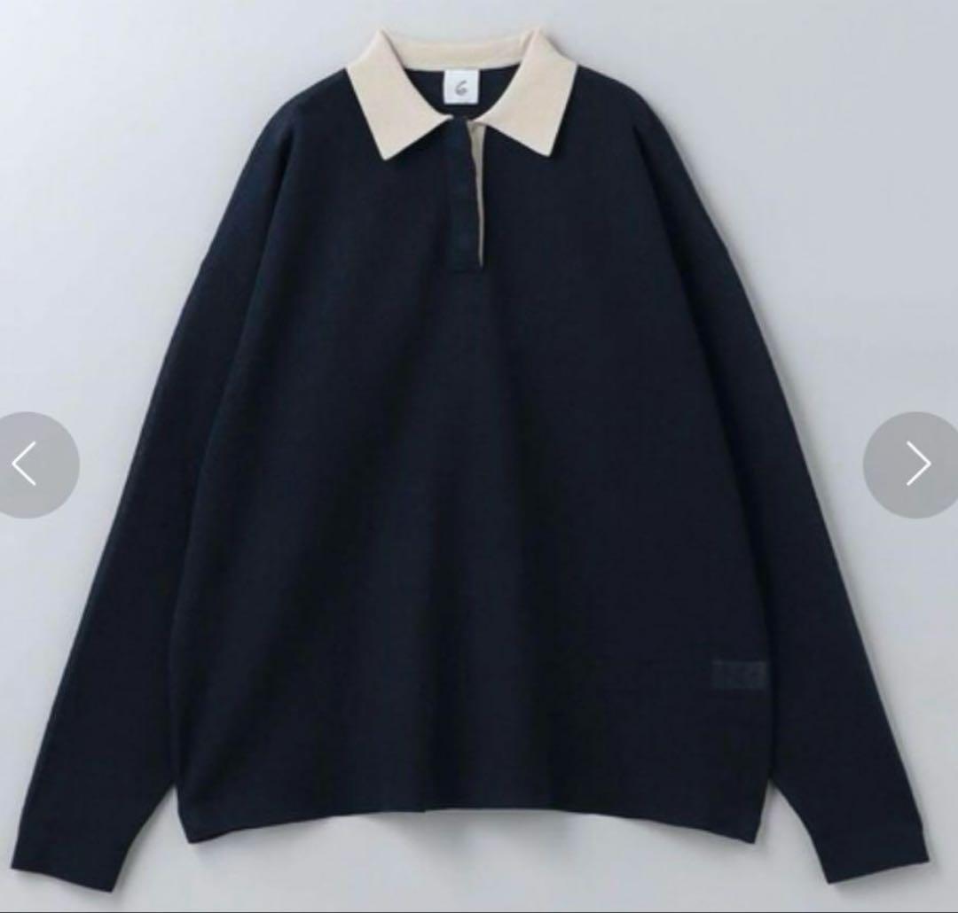 6（roku）シアージャガードポロニット 6(ROKU) ＜6(ROKU)＞シアージャカード ポロニット ビューティー