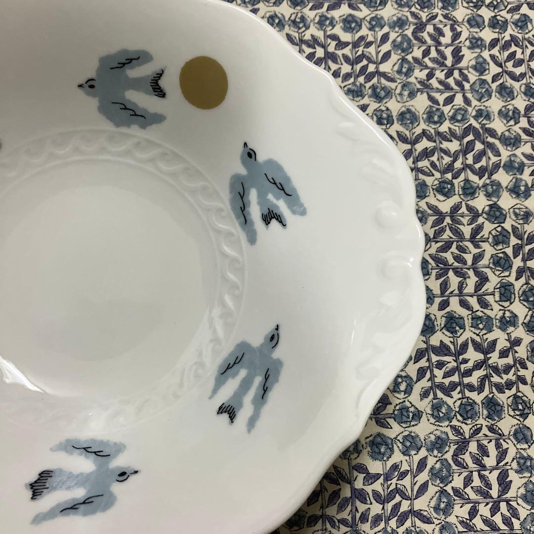 ミナペルホネン ジノリ 伊勢丹限定 ワンダフルムーン 手付きボウル