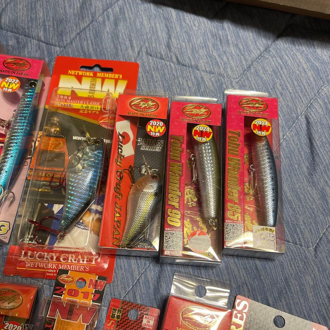 LUCKY CRAFT ミノー・プラグ nw セット アウトドア・釣り・旅行用品