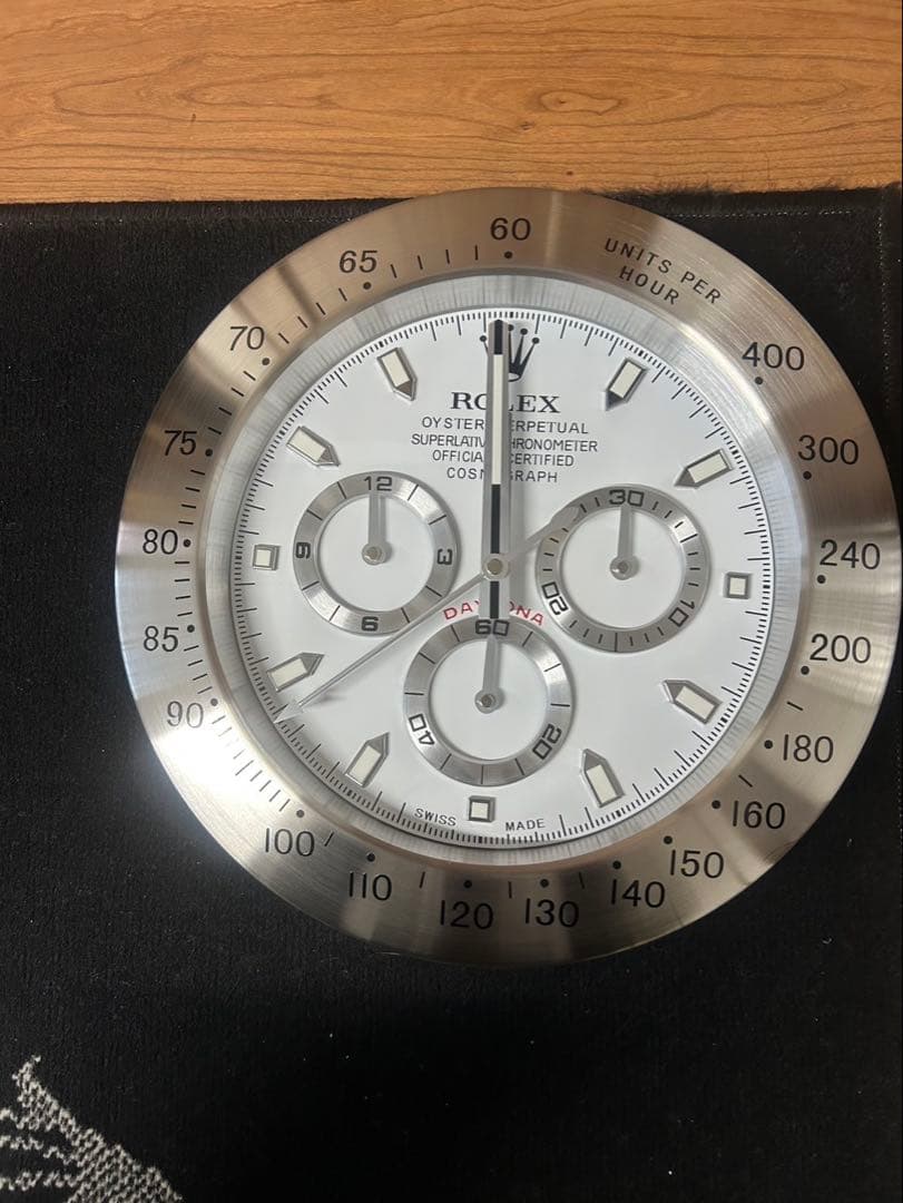 デイトナ　ロレックス　非売品　販促品 掛時計 ディスプレイ用 ロレックス デイトナ Ref.126506 アイスブルー 新品｜ロレックス専門店