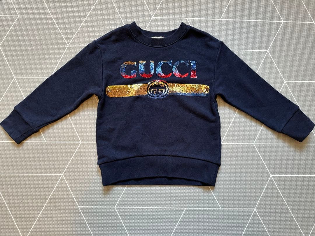 GUCCI スウェット　サイズ4 Authentic Men's Gucci Kawaii Interlocking G Cotton Sweatshirt
