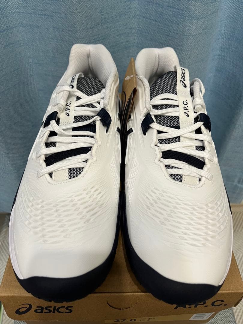 ASICS A.P.C. コラボ GEL-RESILUTION X 27.0cm