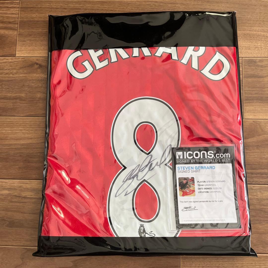 スティーブン ジェラードicons サイン ユニフォーム