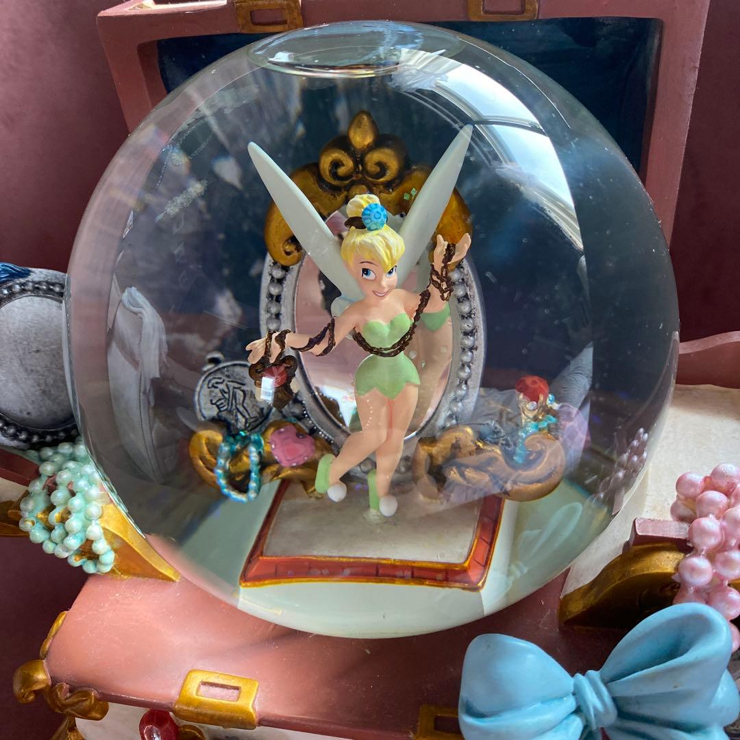 ディズニー ティンカーベル スノードーム オルゴール付き - メルカリ