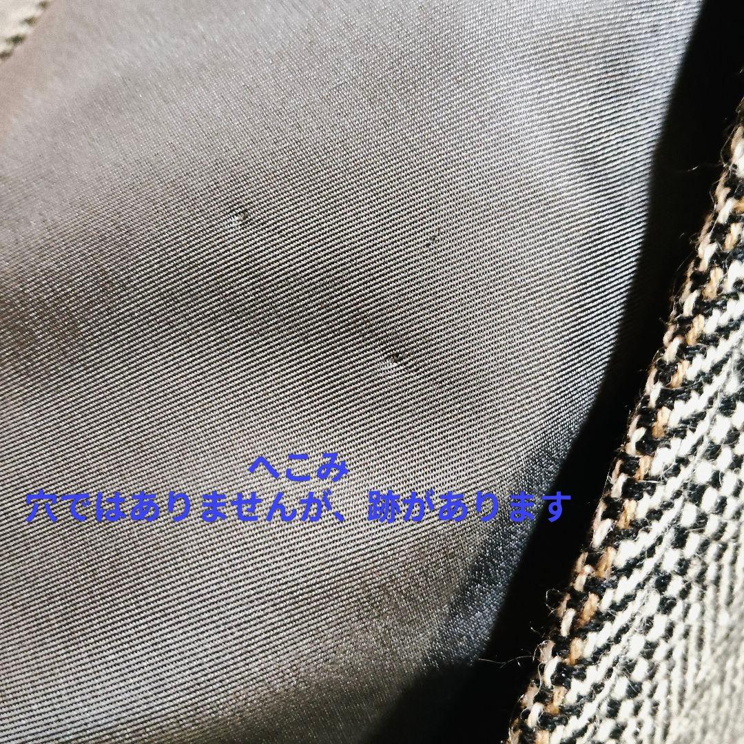 美品 バーバリー アルパカ混 モヘア ヘリンボーン コート D10