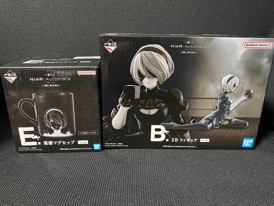 NieR:Automata 2B フィギュア & マグカップ セット Amazon | NieR:Automata Ver1.1a 2B 1/7スケール プラスチック製 塗装