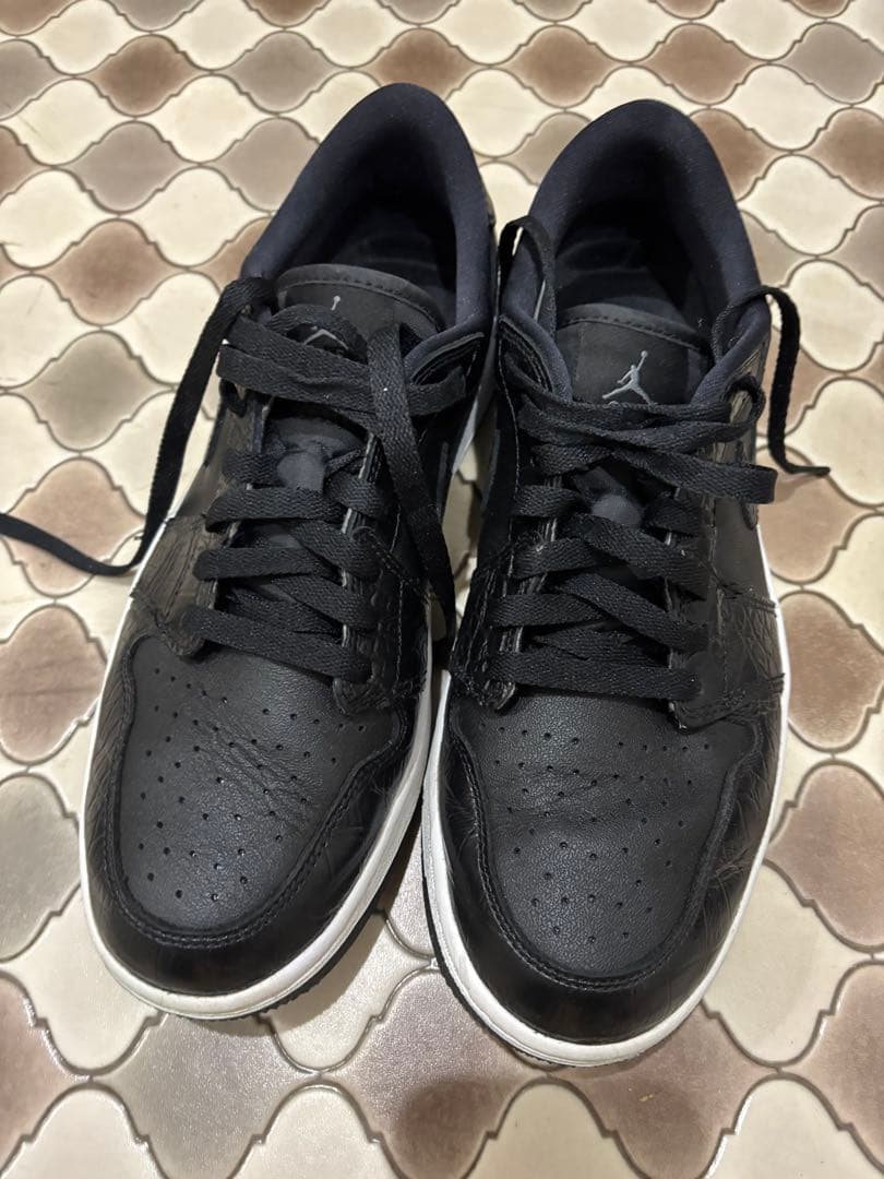 シューズ(男性用) Nike Air Jordan1 LowBlack Crocodile Skin Nike Air Jordan 1 Low Golf 