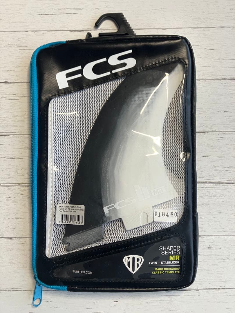 【新品】FCS2 MR PC ツインスタビ　白黒マーブル FCS 26 FCS2 サーフィン フィン MR PC マークリチャーズ ツイン
