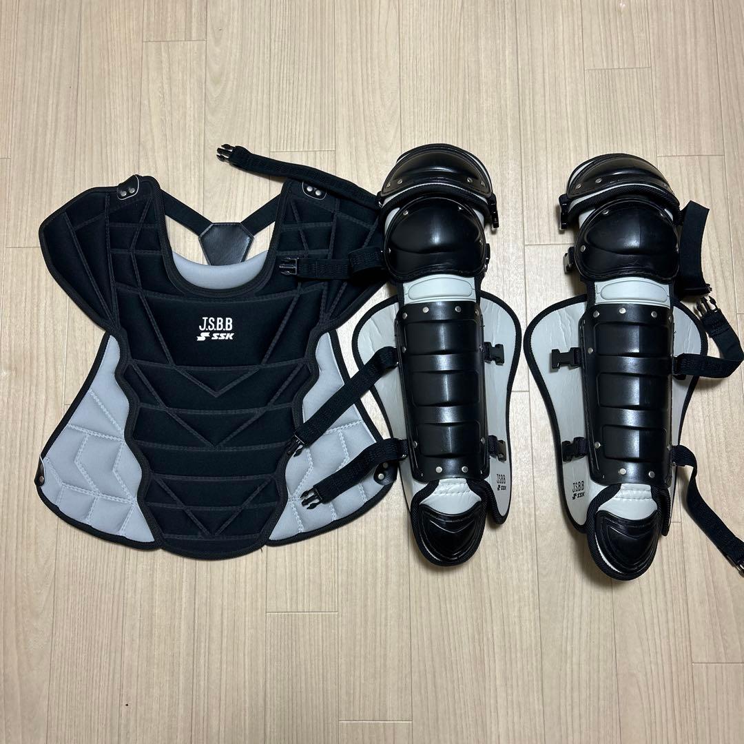 美品 SSK 少年 キャッチャー 防具 プロテクター レガース ２点セット 楽天市場】【3連休も毎日出荷】 SSK エスエスケイ キャッチャー防具
