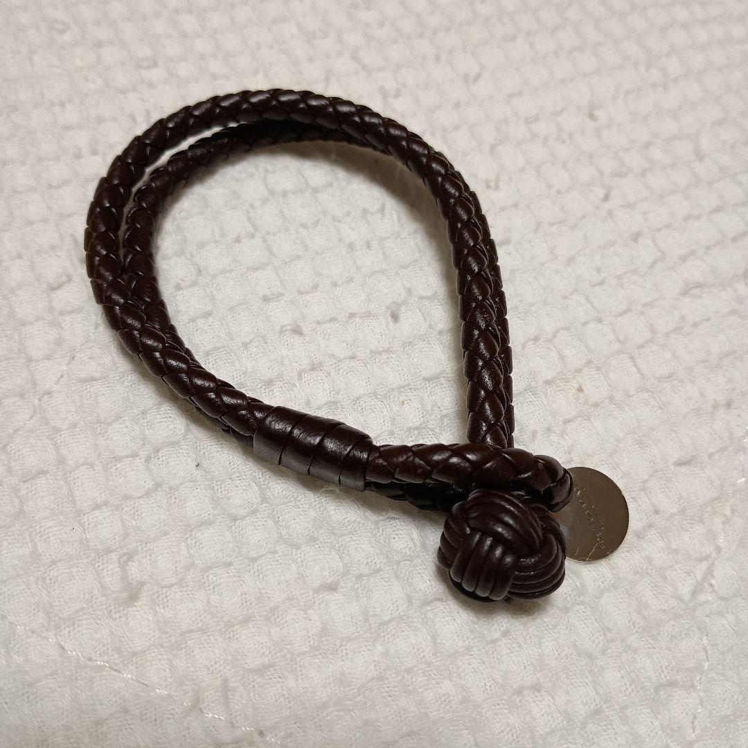 Bottega Veneta　ブレスレット ダークブラウン Amazon.co.jp: [ボッテガヴェネタ] ブレスレット Mサイズ レザー