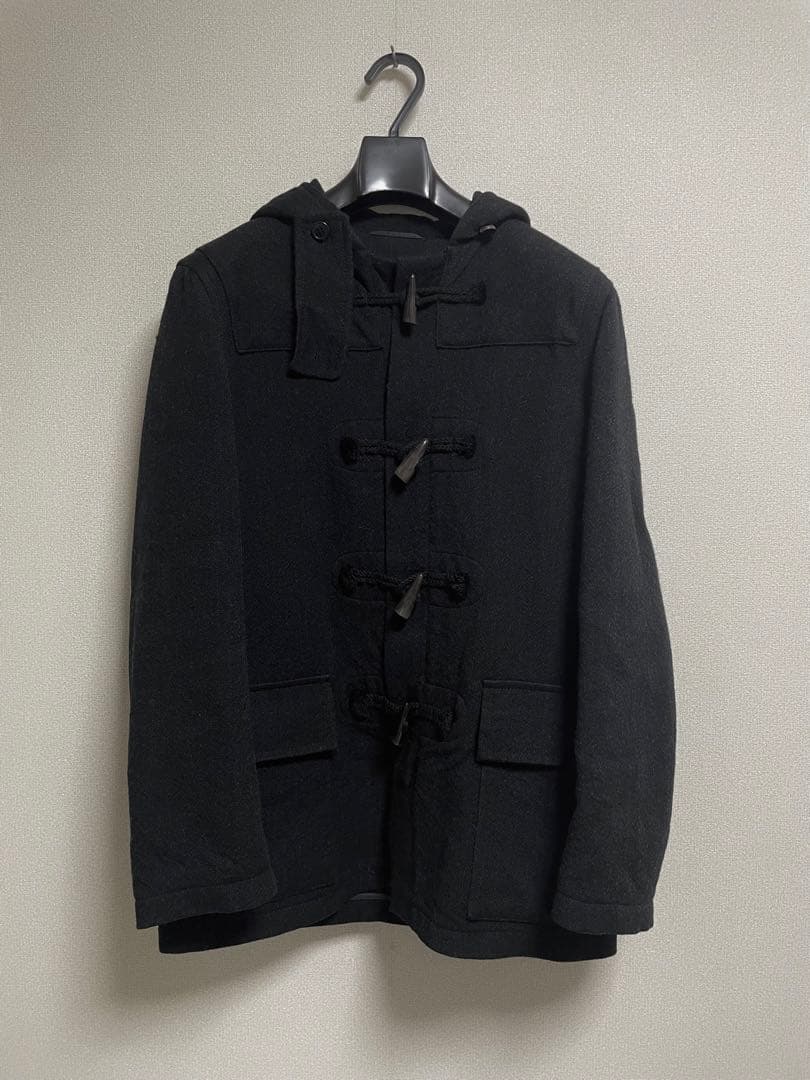 DRIES VAN NOTEN ブラック ダッフルコート DRIES VAN NOTEN】FW24 ダッフルコート Black 送料関税込 (Dries Van