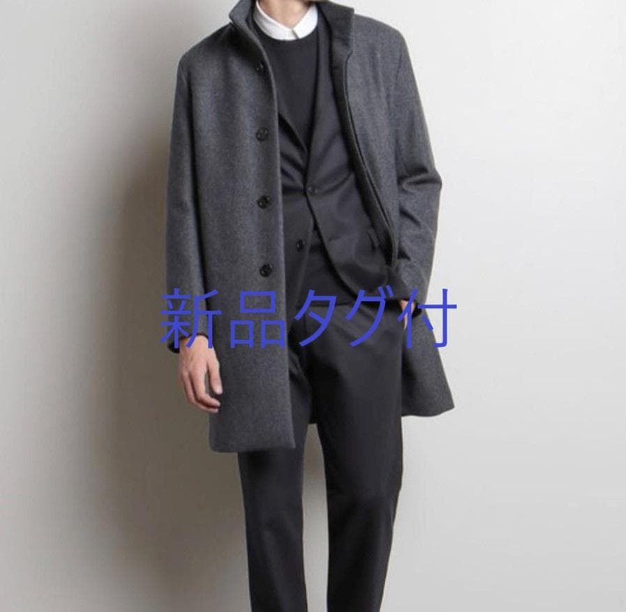 Theory 21AW スタンドカラーコート メンズ グレー Theory 21AW スタンドカラーコート メンズ グレー Theory スタンド
