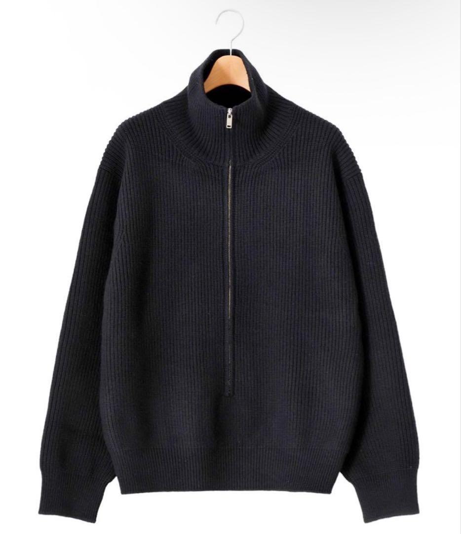 トップス YOKE 3/4 FRONT ZIP HIGHNECK RIB SWEATER YOKE / 3/4 FRONT ZIP HIGHNECK RIB SWEATER – carol ONLINE STORE