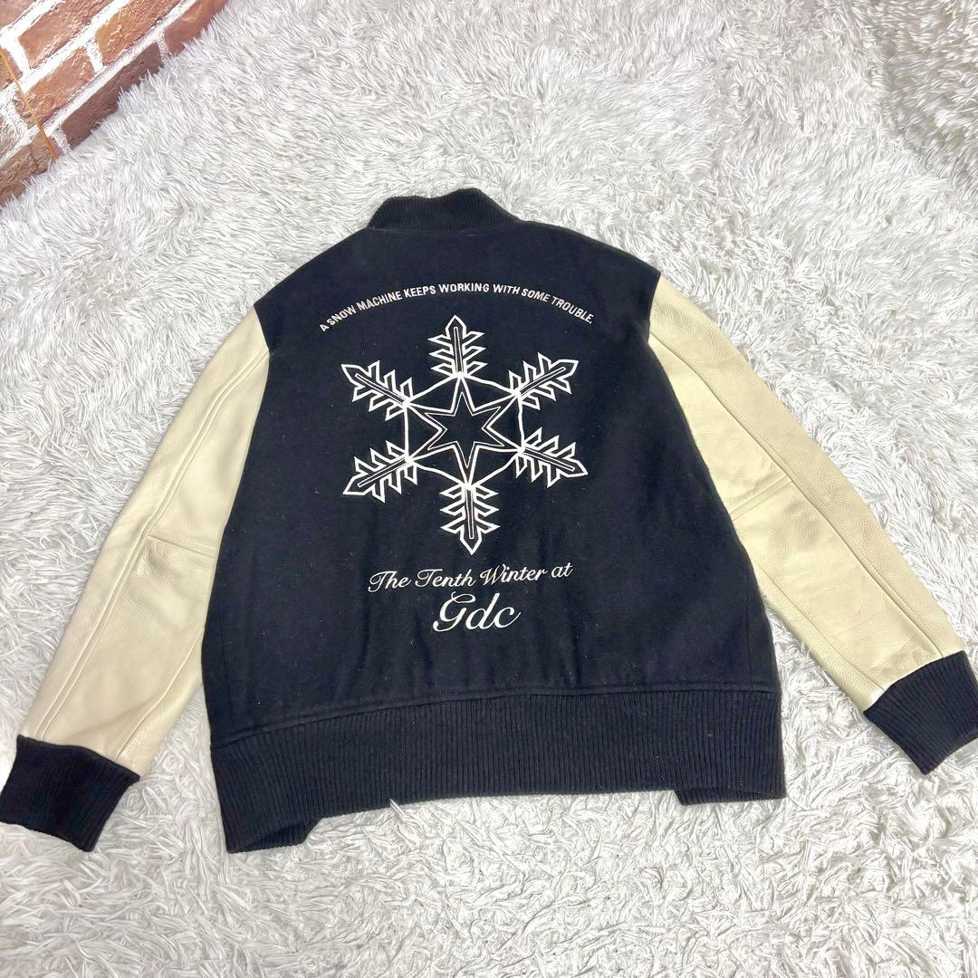 ✨極美品✨GDC　スタジャン　雪　10周年　ビンテージ　降谷建志　Lサイズ 527 GDC スタジャン 雪 10周年 ビンテージ 古着 M 降谷建志 - メルカリ