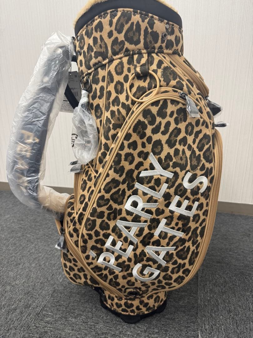超希少 】パーリーゲイツ ヒョウ柄 キャディバッグ レオパード - メルカリ
