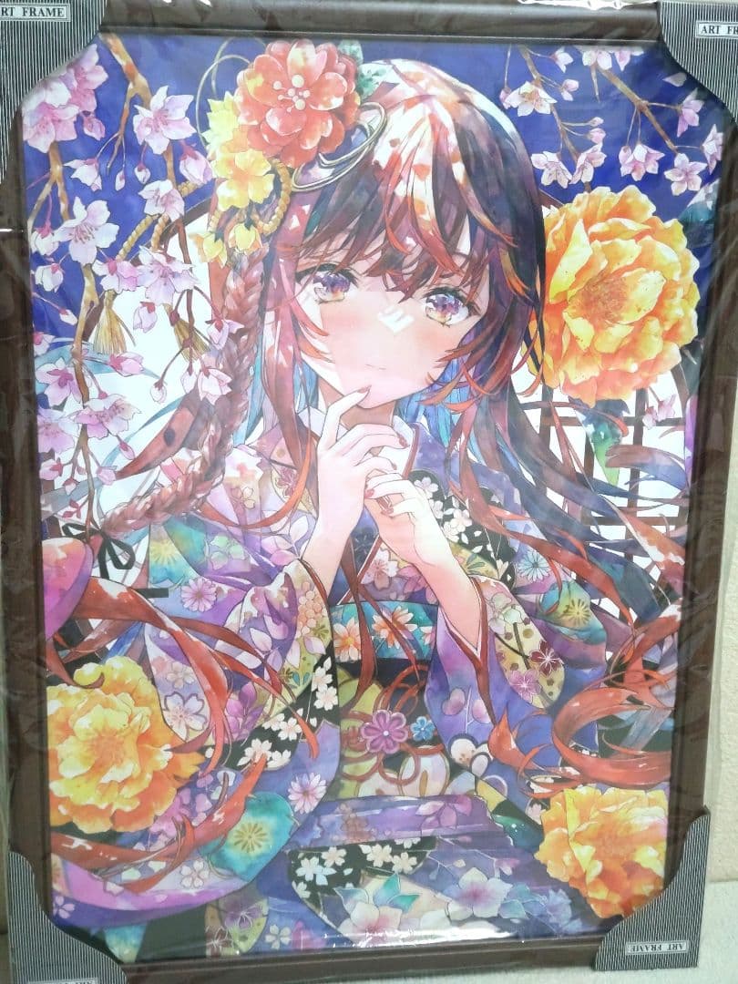 絵師100人展13 複製原画 優子鈴（作名:大輪の花） - メルカリ