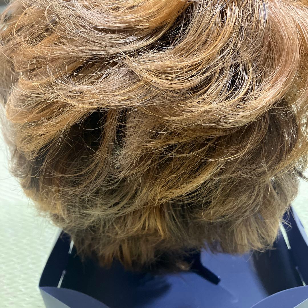 ウィッグ 本体のみ ブラウン系 メーカー不明 箱フォンテーヌ