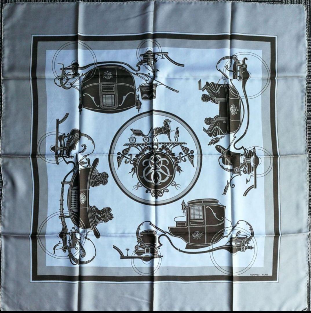 エルメス　HERMES　スカーフ　カレ90　エクスリブリス エルメス HERMES カレ90 Ex-Libris エクスリブリス スカーフ シルク