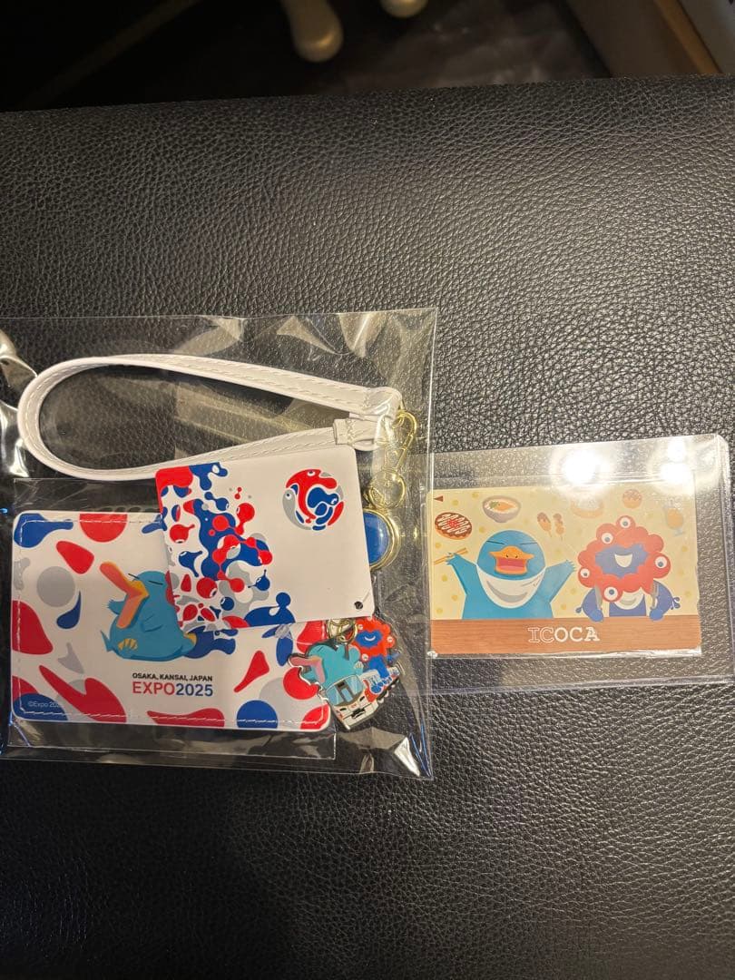 EXPO2025 パスケースとカードセット EXPO2025公式】ミャクミャク リール付きパスケース 新品未開封の通販