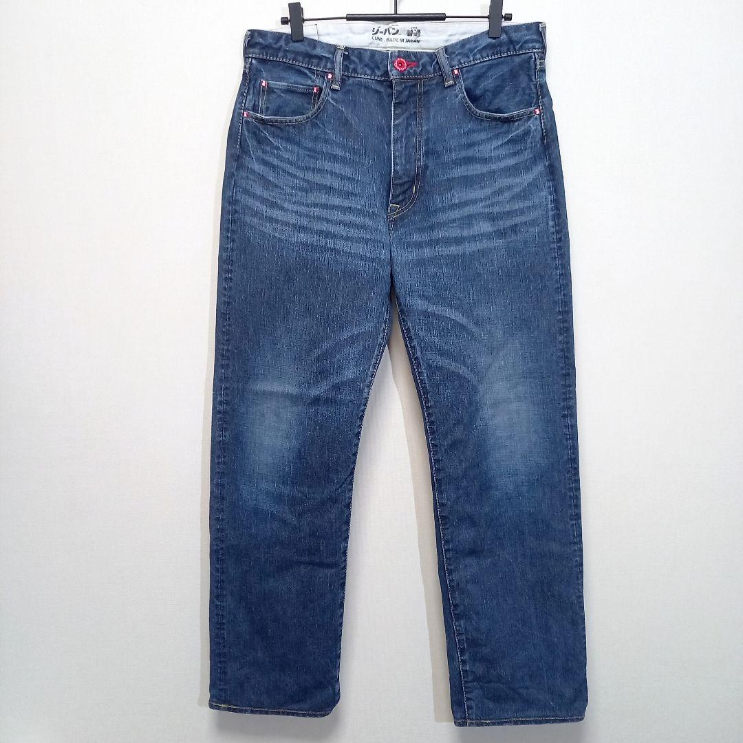 36！CUNE 5連うさぎ エイジング加工 ジーパン 普通 デニム ジーンズ