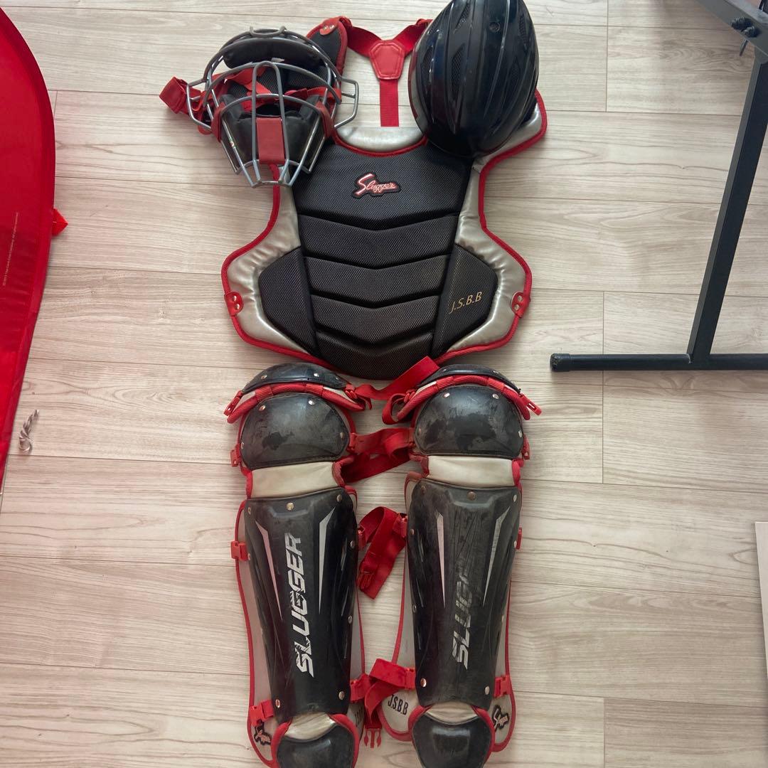 久保田スラッガー キャッチャー防具 久保田スラッガー（KUBOTA SLUGGER） 捕手用具バッグ付き！ 少年軟式用
