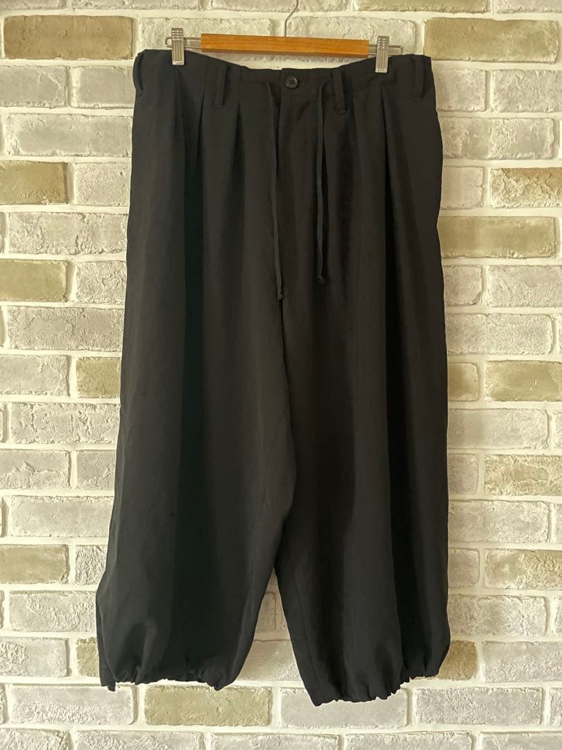 ヨウジヤマモト　HW-P78-900 バルーンパンツ　サルエルパンツ YOHJI YAMAMOTO Tencel Balloon Pants | HUES 福岡セレクトショップ