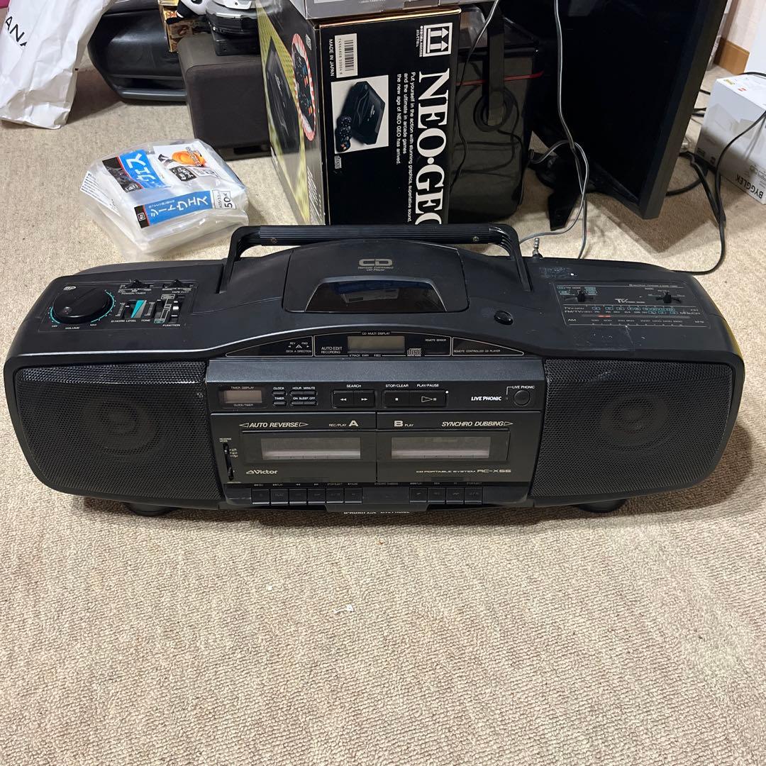 Victor RC-X55 ラジカセ ダブルラジカセ - メルカリ