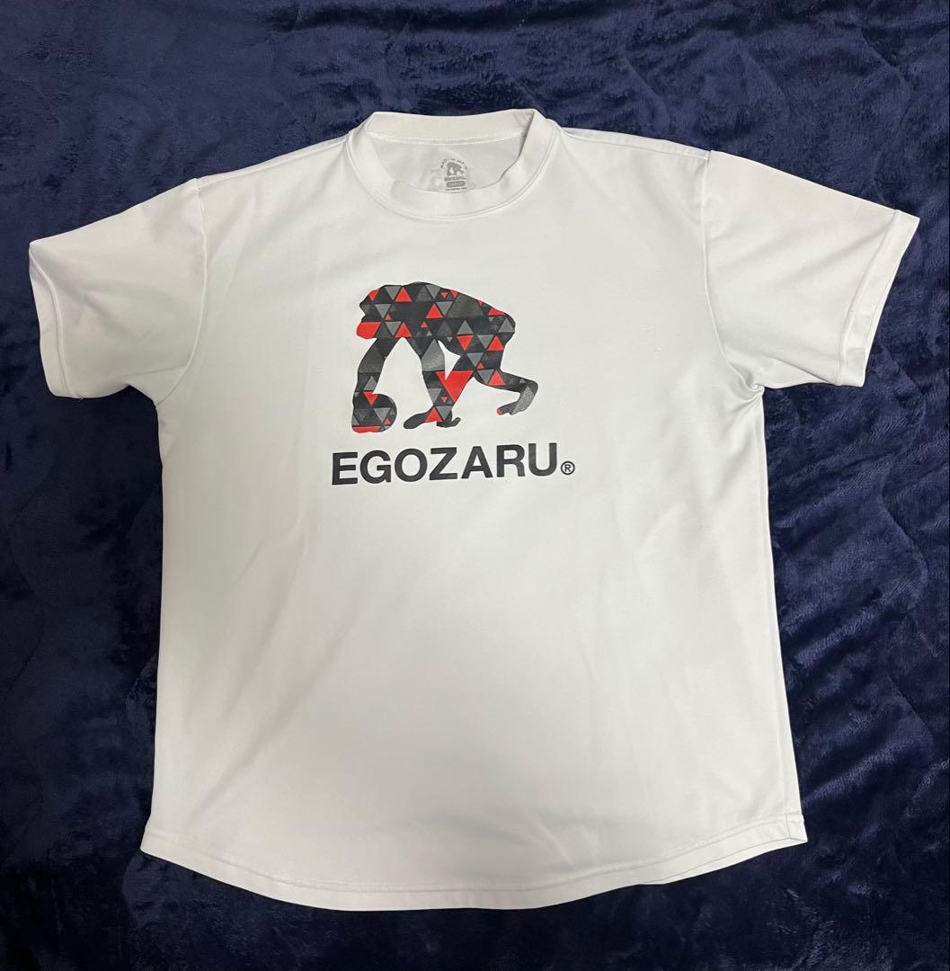 EGOZARU ホワイト Tシャツ エゴザル（EGOZARU）（メンズ、レディース）バスケットボールウェア