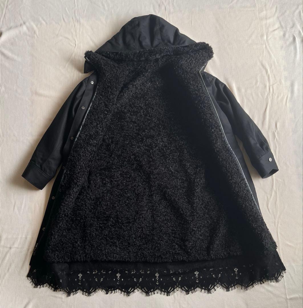 三連休限定グレースコンチネンタルボアライナー付レースモッズコートの