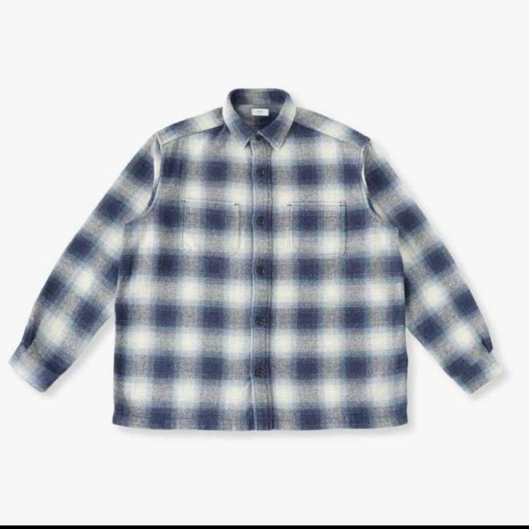 rhc オンブレチェックシャツ ブルー ロンハーマン 25ss ombre - メルカリ