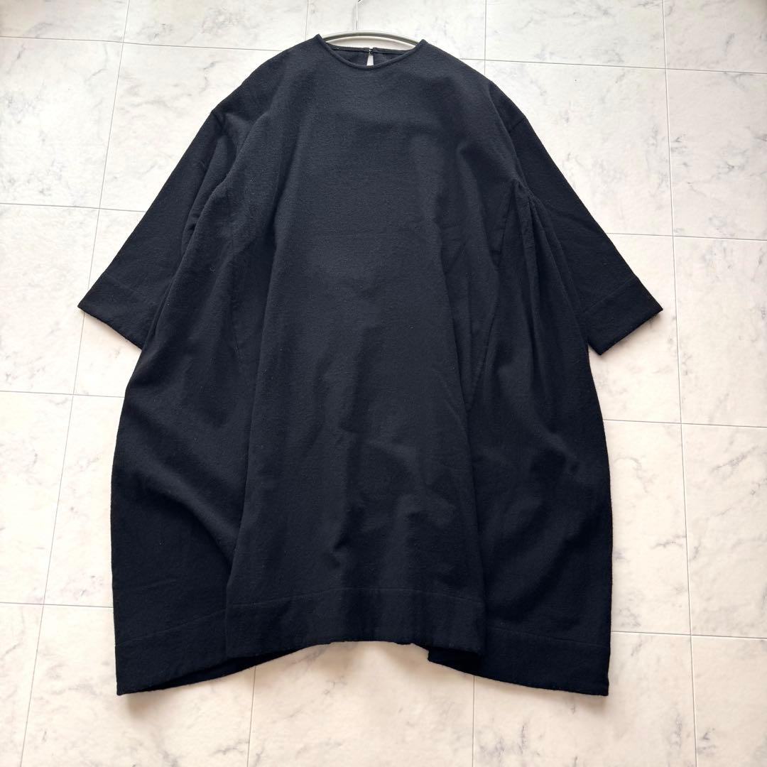 ARTS&SCIENCE ウール ワイドワンピース 黒 アーツ＆サイエンス 1