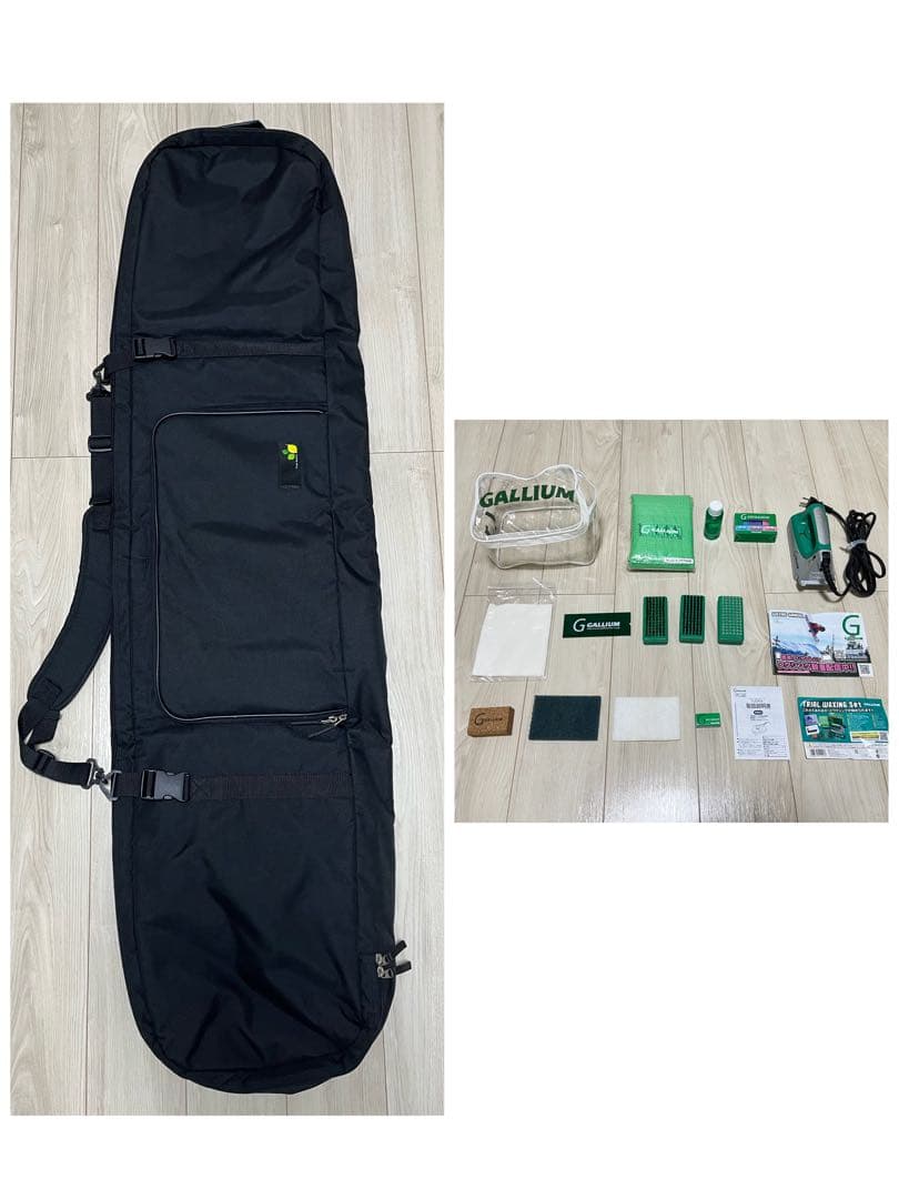 GALLIUM ワクシングセット&Three Weather スノーボードバッグ GALLIUM（ガリウム） Trial Waxing Set トライアルワクシングセット