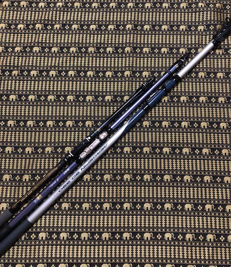 国内一流メーカー　SHIMANO＆Daiwa投げ竿 3本セット 国内一流メーカー SHIMANO＆Daiwa投げ竿 3本セット