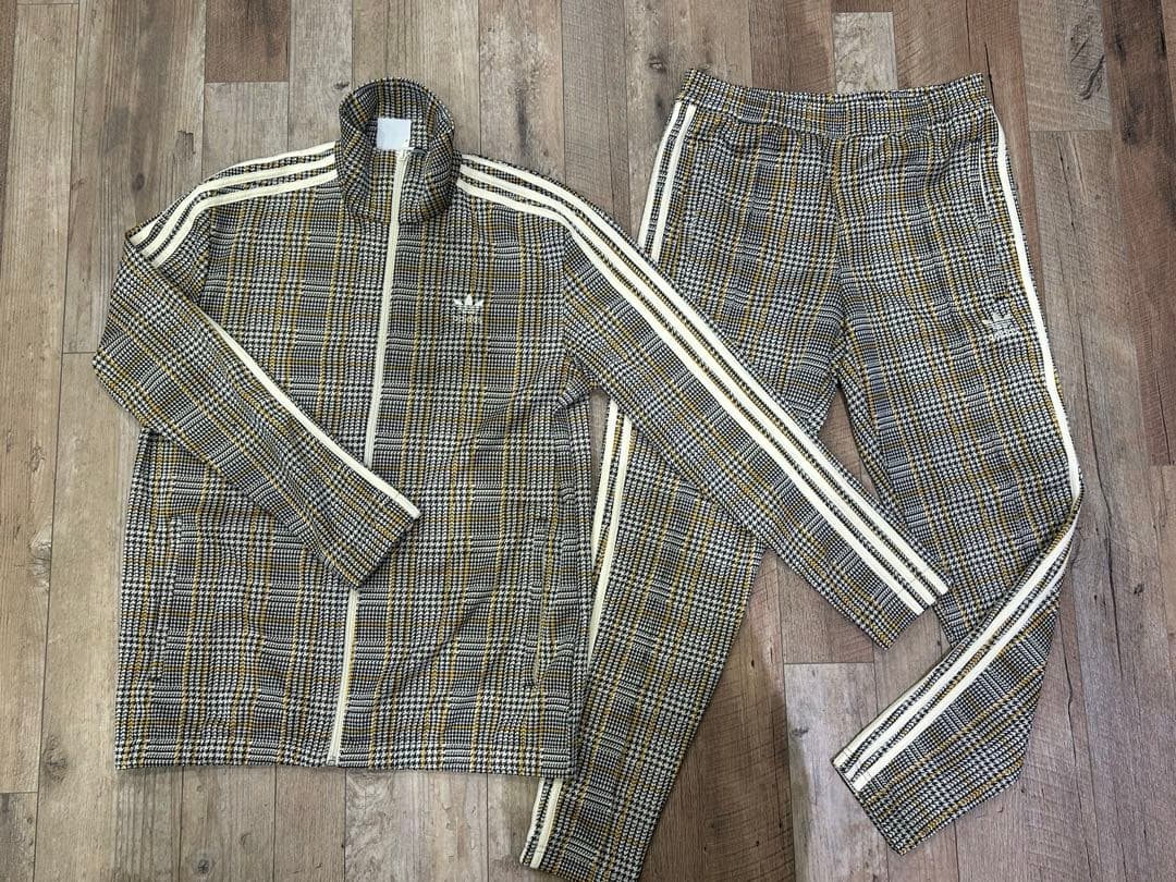 海外限定adidas タータンチェック千鳥 トラックスーツ スリーストライプ 海外限定adidas タータンチェック千鳥 トラックスーツ スリーストライプ