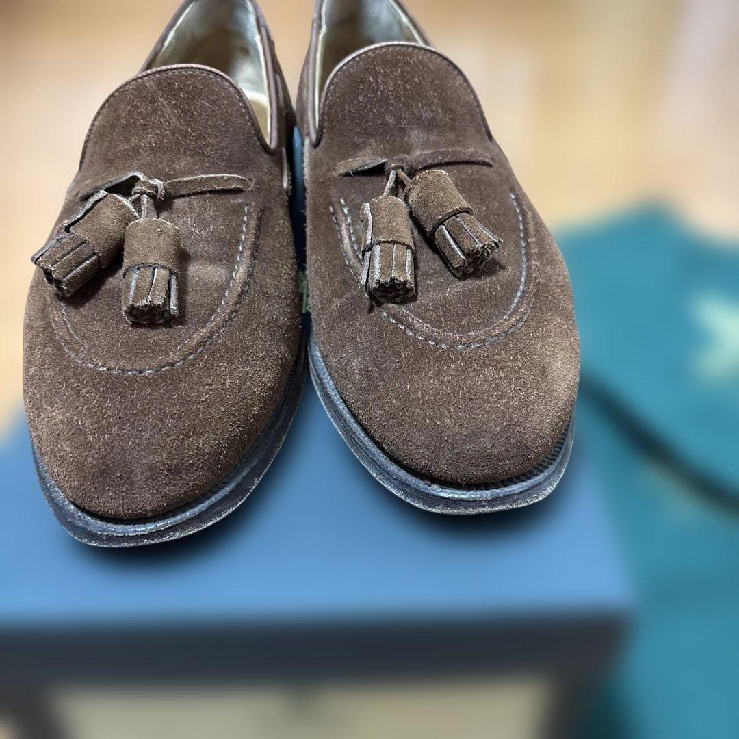 crockett&Jones キャベンディッシュ　スエードタッセルローファー タッセルローファー キャベンディッシュ CAVENDISH クロケット