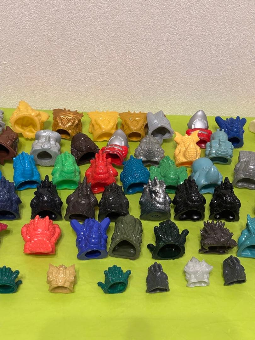 ゴジラ 指人形 ソフビ レトロ 希少 レア58体セット（52種）