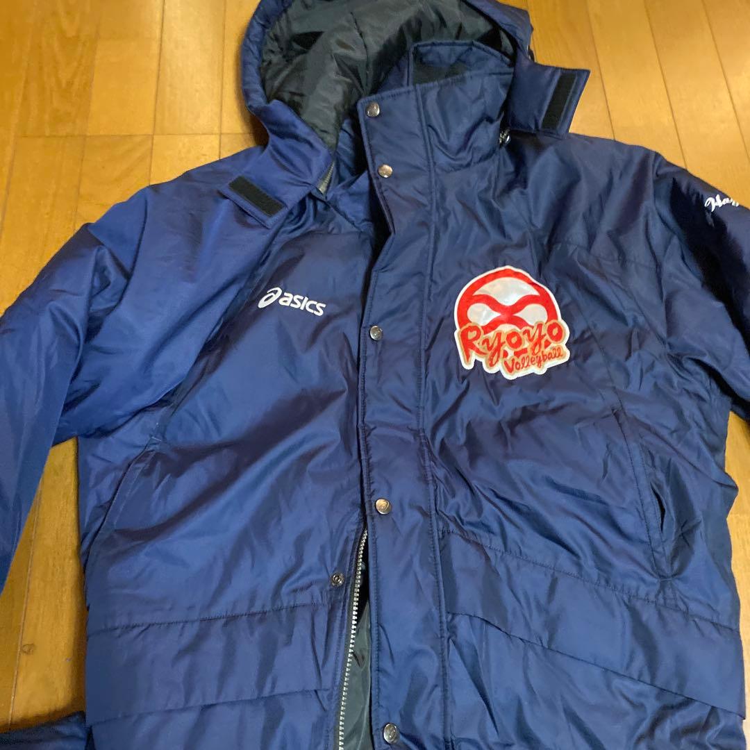 アシックス 京都両洋 バレーボール ベンチコート L