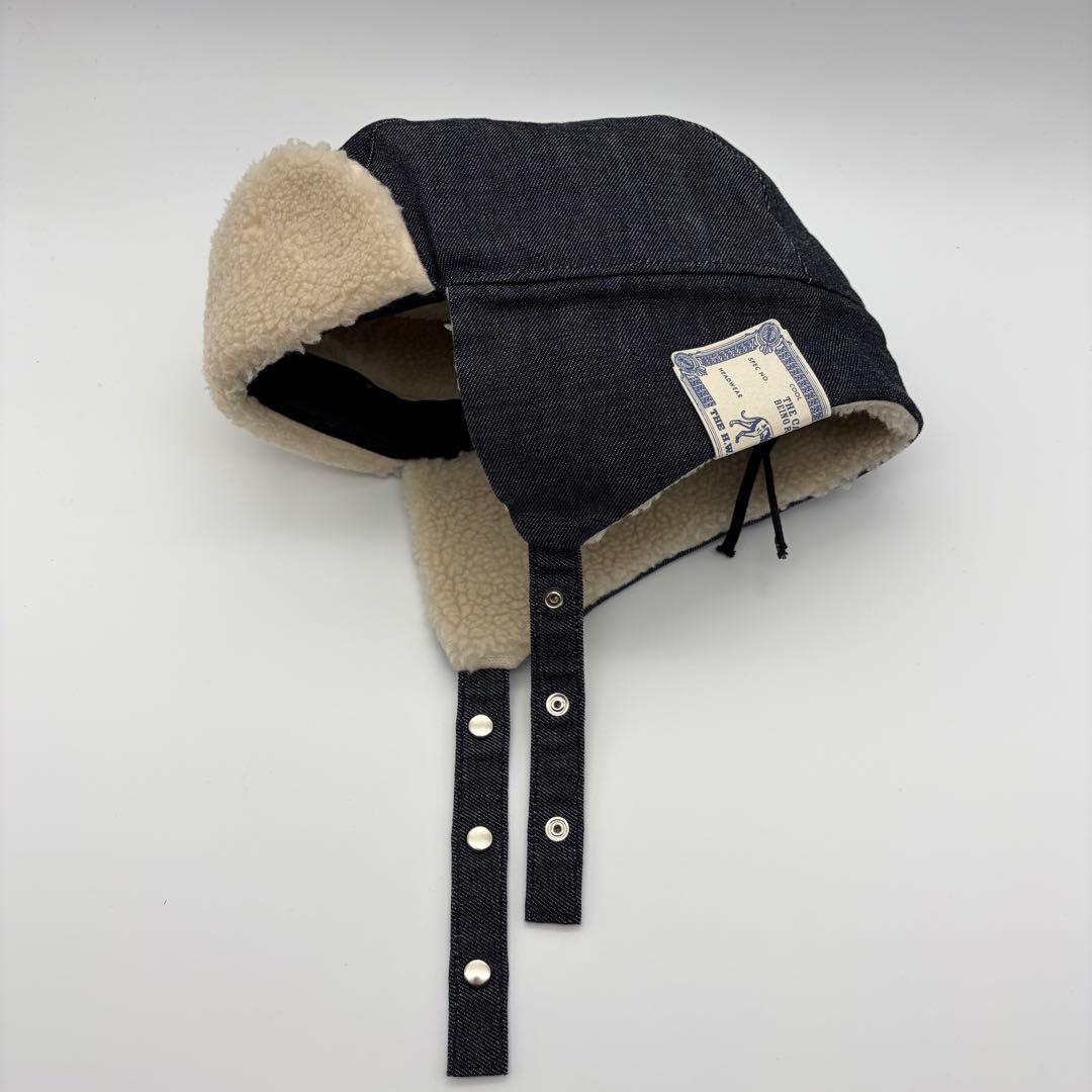 THE H.W.DOG & CO. フライトキャップ ボンバーキャップ デニム