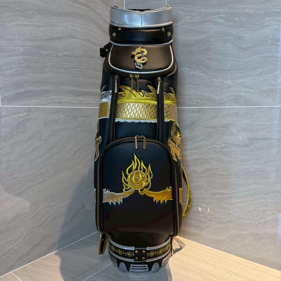 激レア 広田ゴルフ 生鉄 龍 キャディバッグ 3点式 9.0型 広田ゴルフ